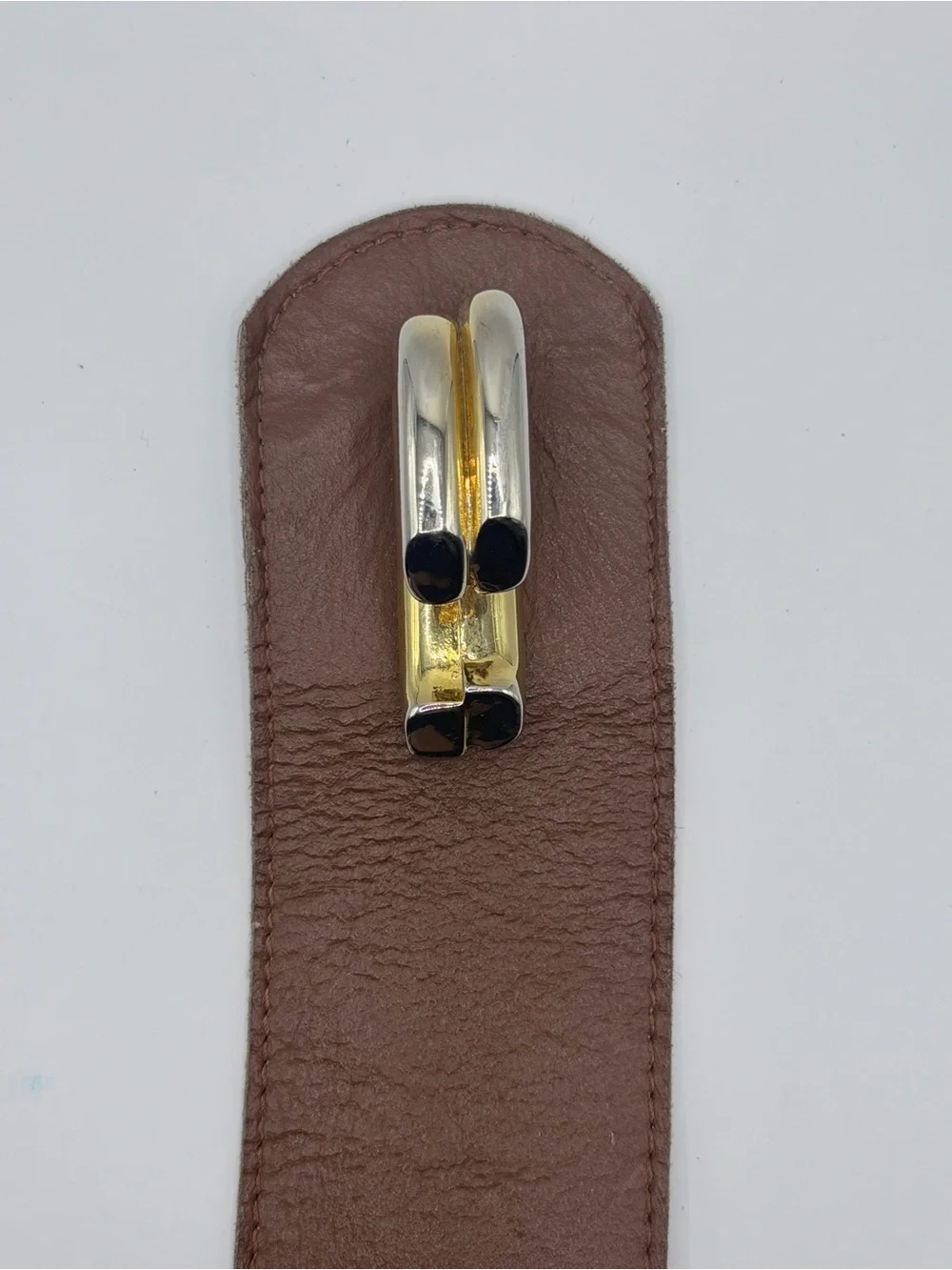 Authentic Christian Dior Vintage Wide Leather Waist Belt